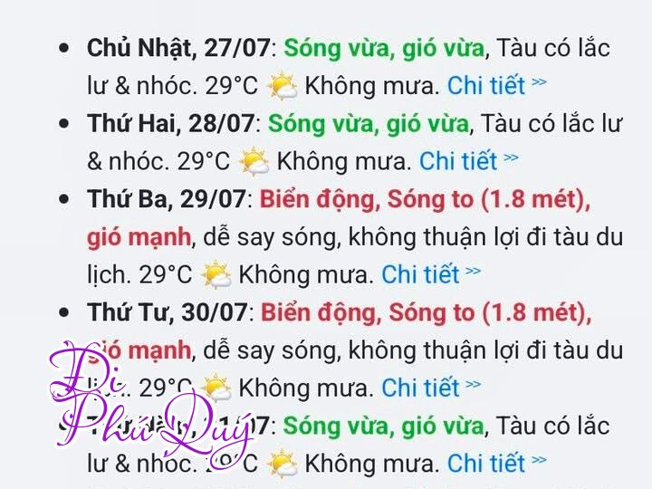A lô a lô cả nhà ơi! Dự báo thời tiết báo tin vui:, Đi Phú Quý