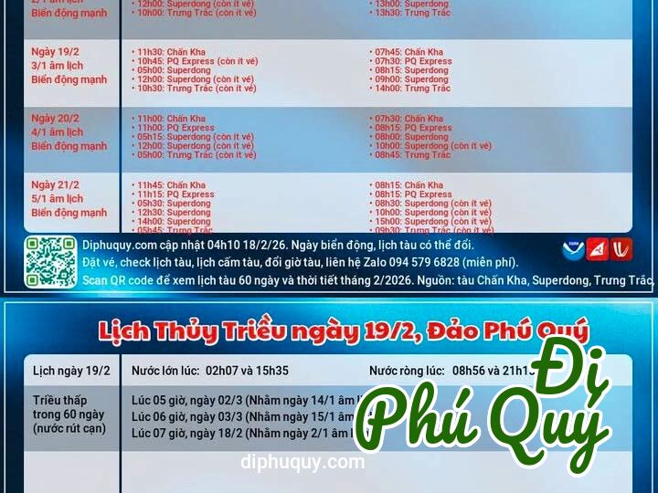 Biển động mạnh (sóng 3 mét), gió giật mạnh -  Trời đẹp, không mưa, Đi Phú Quý