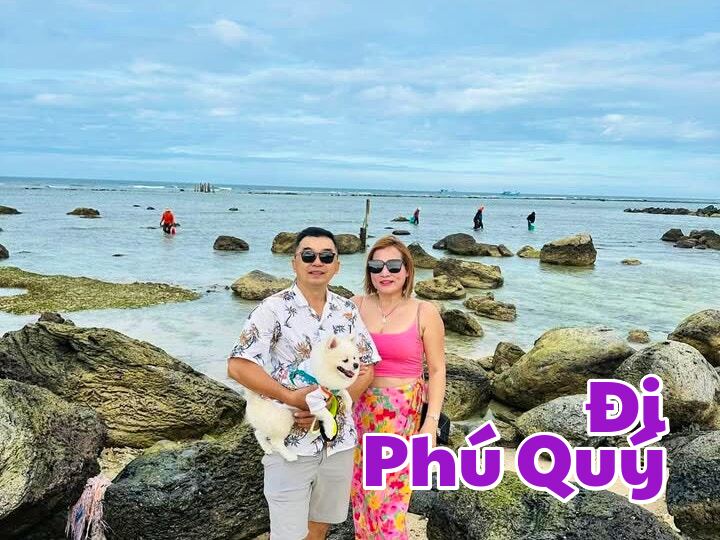 Biển Phú Quý lúc triều cạn thật sự rất đẹp, Đi Phú Quý