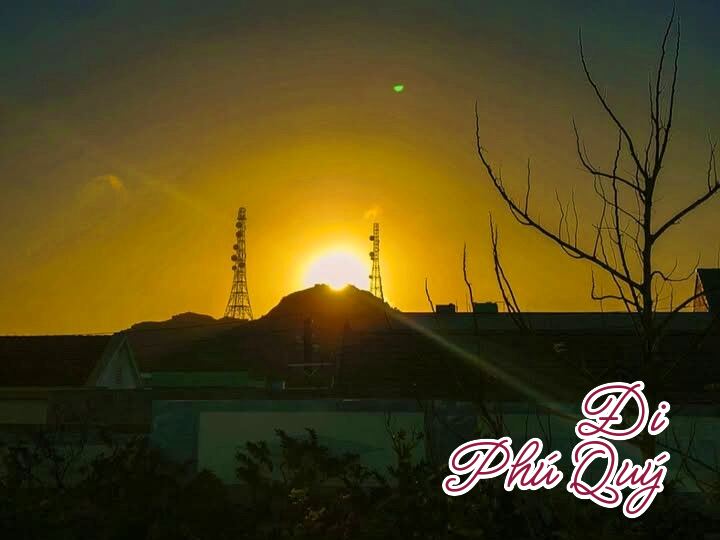 Bình Minh Sau Núi Cao Cát  Chùa Linh Sơn Đảo Phú Quý, Đi Phú Quý