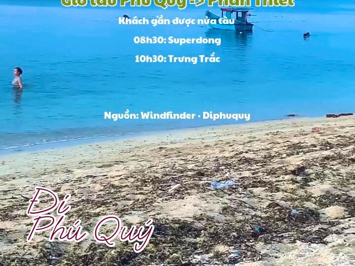 Lên đồ đi biển chưa ngừoi đẹp? Biển Phú Quý đang đẹp lắm nè, Đi Phú Quý