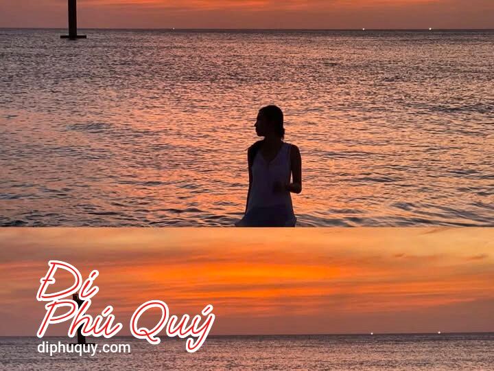 Loa loa loa! Biển sau Tết đã bắt đầu êm đềm, sóng nhẹ, Đi Phú Quý