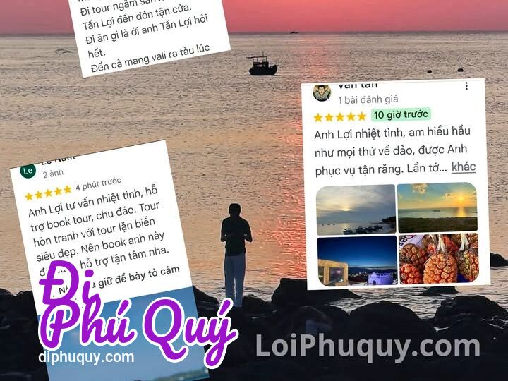 Mỗi lời nhận xét chân thành của khách hàng là nguồn động lực để Lợi cố gắng hơn mỗi, Đi Phú Quý