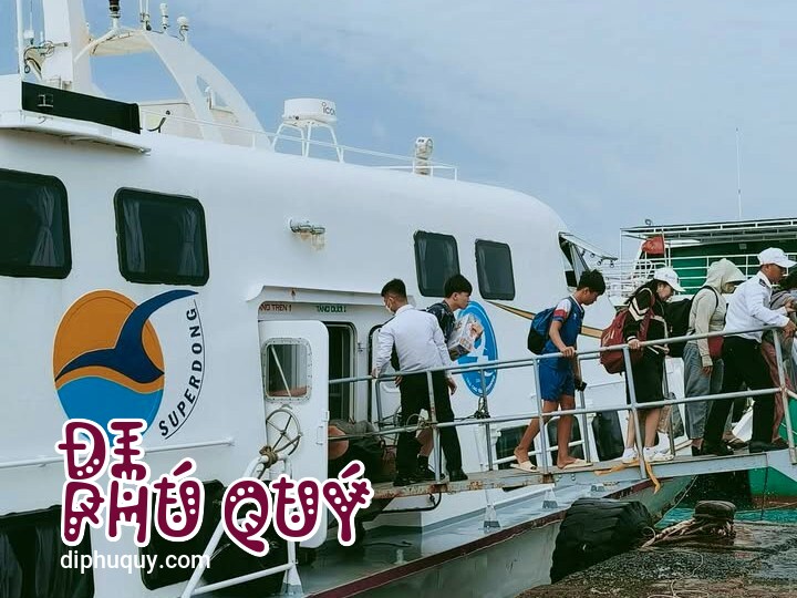 Tàu Superdong Thông Báo Đổi Giờ Chạy, Đi Phú Quý
