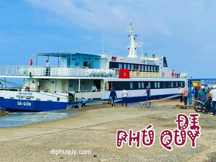 THÔNG BÁO TÀU PHÚ QUÝ EXPRESS TẠM NGƯNG, Đi Phú Quý