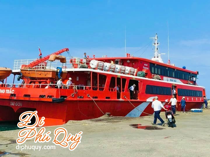 Thông báo Tàu Trưng Trắc hủy chuyến Phan Thiết đi Phú Quý ngày 02/10/2026. Xem lịch, Đi Phú Quý