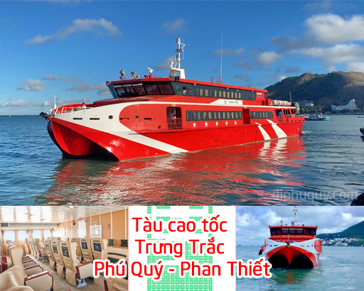 Tàu cao tốc Trưng Trắc, Tuyến Phan Thiết - Phú Quý